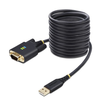 Adaptador StarTech.com 1P10FFC-USB-SERIAL - USB-A a Serial - 3m - Negro - 1P10FFC-USB-SERIAL Adaptador StarTech.com 1P10FFC-USB-SERIAL - USB-A a Serial - 3m - Negro - 1P10FFC-USB-SERIAL