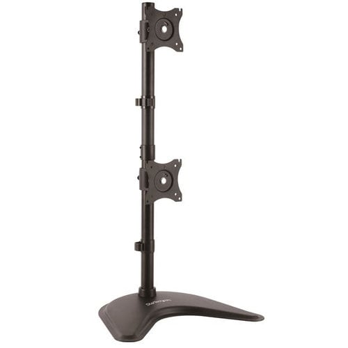 Soporte Vertical StarTech.com para 2 Monitores Acero Negro Modelo ARMBARDUOV