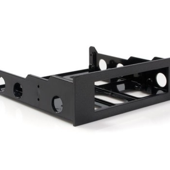 Adaptador StarTech.com para HDD 3.5" a Bahía 5.25" - Panel Frontal Negro - BRACKETFDBK