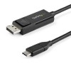 Cable Convertidor StarTech.com - USB-C a DisplayPort 1.2 - Macho/Macho - Bidireccional - 2 m - CDP2DP2MBD
