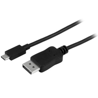Cable Adaptador StarTech.com CDP2DPMM3MB - 3 m - USB-C a DisplayPort - 4K - Negro - CDP2DPMM3MB Cable Adaptador StarTech.com CDP2DPMM3MB - 3 m - USB-C a DisplayPort - 4K - Negro - CDP2DPMM3MB