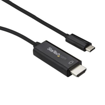 Cable Adaptador StarTech.com CDP2HD3MBNL - 3m - USB-C a HDMI - 4K - Negro - CDP2HD3MBNL
