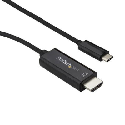 Cable Adaptador StarTech.com CDP2HD3MBNL - 3m - USB-C a HDMI - 4K - Negro - CDP2HD3MBNL Cable Adaptador StarTech.com CDP2HD3MBNL - 3m - USB-C a HDMI - 4K - Negro - CDP2HD3MBNL