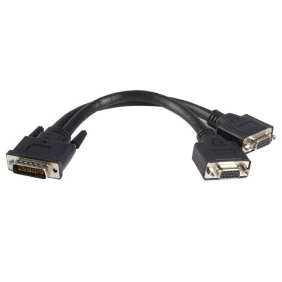 Cable de Video StarTech.com - LFH59 DMS-59 a Doble VGA - 20cm - DMSVGAVGA1