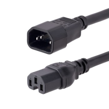 Cable StarTech H1415-10F-POWER-CORD - Extensor de Alimentación - 3M - C14 a C15 - 15A - 125V - H1415-10F-POWER-CORD