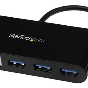 Hub USB StarTech.com HB30C3AGEPD - 3 Puertos USB tipo C - USB 3.0 - RJ-45 - Negro - HB30C3AGEPD Hub USB StarTech.com HB30C3AGEPD - 3 Puertos USB tipo C - USB 3.0 - RJ-45 - Negro - HB30C3AGEPD