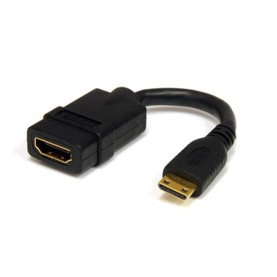 Cable Adaptador StarTech.com - HDMI a Mini HDMI - 12cm - HDACFM5IN