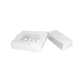Funda StarTech.com - 3.5" - Blanco - Silicona - HDDSLEV35
