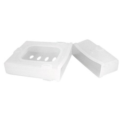 Funda StarTech.com - 3.5" - Blanco - Silicona - HDDSLEV35