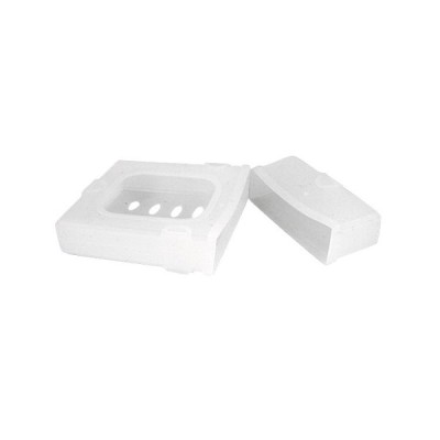 Funda StarTech.com - 3.5" - Blanco - Silicona - HDDSLEV35