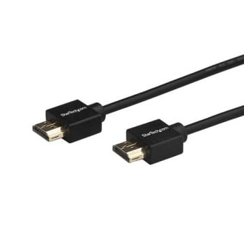 Cable HDMI StarTech.com HDMM2MLP - 2Mts - 4K - Macho / Macho - Negro - HDMM2MLP