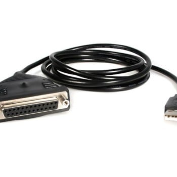 Cable Adaptador StarTech.com USB a Paralelo DB25 para Impresoras - 1.9m - Modelo ICUSB1284D25