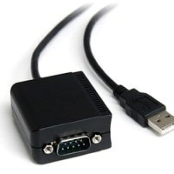 Cable Adaptador USB a RS232 StarTech.com 1 Puerto Retención COM Modelo ICUSB2321F