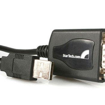 Cable Adaptador USB a Puerto Serie DB-9 StarTech.com con Retención de COM - ICUSB2321X