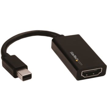 Adaptador de Vídeo StarTech.com - Mini DisplayPort a HDMI - 4K - 60Hz - Negro - MDP2HD4K60S