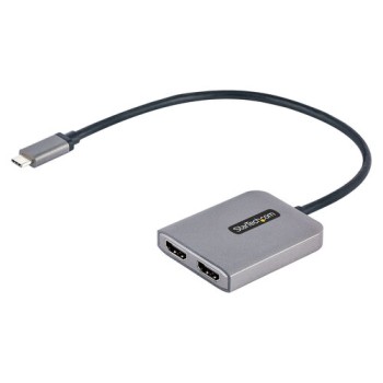 Convertidor de Vídeo StarTech.com - USB-C a 2x HDMI - Gris - MST14CD122HD