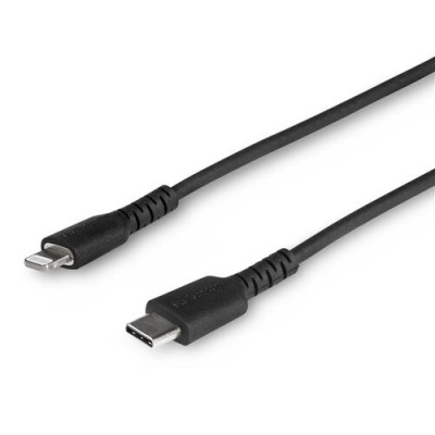Cable USB StarTech.com RUSBCLTMM1MB - USB-C a Lightning - 1 M - Fibra Aramida - Negro - RUSBCLTMM1MB Cable USB StarTech.com RUSBCLTMM1MB - USB-C a Lightning - 1 M - Fibra Aramida - Negro - RUSBCLTMM1MB