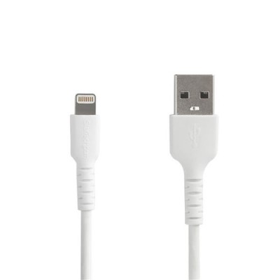 Cable Startech.com RUSBLTMM1M - USB Lightning - 1M - Blanco - RUSBLTMM1M