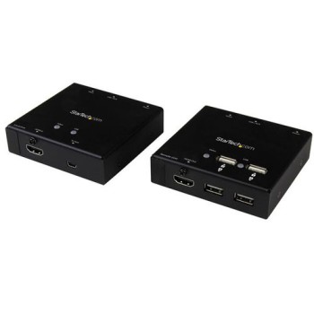 Extensor de Vídeo Startech.com - HDMI - RJ45 - Cat6 - Hub USB 4 Puertos - 50m - 1080p - ST121USBHD