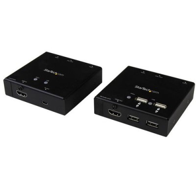 Extensor de Vídeo Startech.com - HDMI - RJ45 - Cat6 - Hub USB 4 Puertos - 50m - 1080p - ST121USBHD Extensor de Vídeo Startech.com - HDMI - RJ45 - Cat6 - Hub USB 4 Puertos - 50m - 1080p - ST121USBHD
