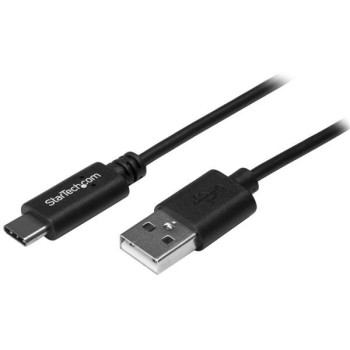 Cable Adaptador StarTech.com USB2AC50CM - USB tipo C a USB tipo A - Macho a Macho - 0.5m - Negro - USB2AC50CM