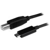 Cable USB StarTech.com - USB-C a USB-B - 1m - Negro - USB2CB1M