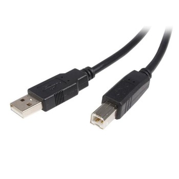 Cable StarTech.com USB2HAB5M - USB A a USB B - 5m - Hasta 480 Gbps - Para Impresora - Negro - USB2HAB5M