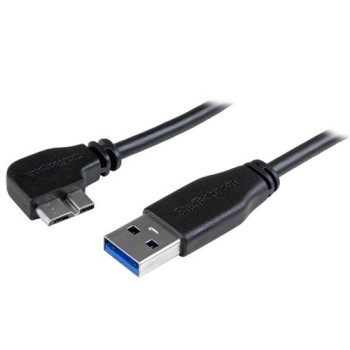 Cable USB StarTech.com - 0.5m - Micro USB a USB - Negro - USB3AU50CMLS