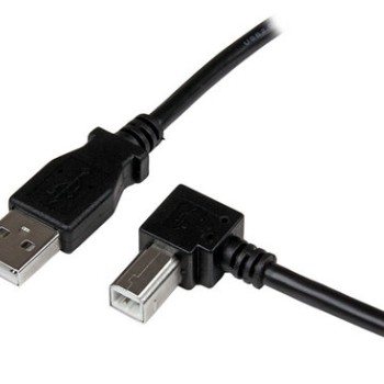 Cable USB StarTech.com USB A a USB B Angulo Derecho 3 Metros Modelo USBAB3MR