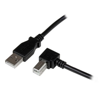 Cable StarTech.com USBAB3MR - Impresora USB a USB B - Acodado Angulo Derecho - 3mts - USBAB3MR