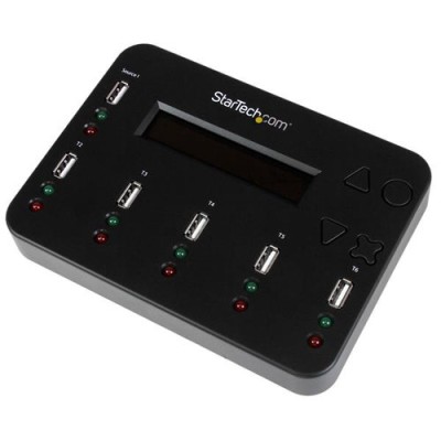 Clonador y Borrador StarTech.com Autónomo de Memorias Flash USB 1:5 StarTech - USBDUP15