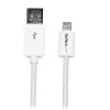 Cable StarTech.com 2m Lightning 8 Pin a USB A 2.0 para Apple iPod iPhone 5 iPad - Blanco - USBLT2MW Cable StarTech.com 2m Lightning 8 Pin a USB A 2.0 para Apple iPod iPhone 5 iPad - Blanco - USBLT2MW