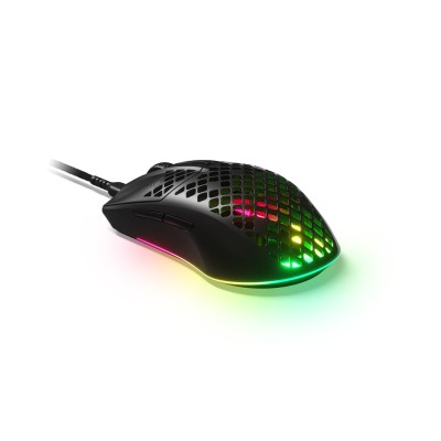 Mouse Gamer SteelSeries Aerox 3 - Alámbrico - USB - 6 Botones - RGB - 62611