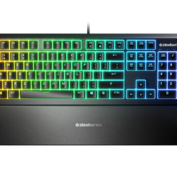 Teclado Gamer SteelSeries Apex 3 - Alámbrico - USB - RGB - 64795 Teclado Gamer SteelSeries Apex 3 - Alámbrico - USB - RGB - 64795