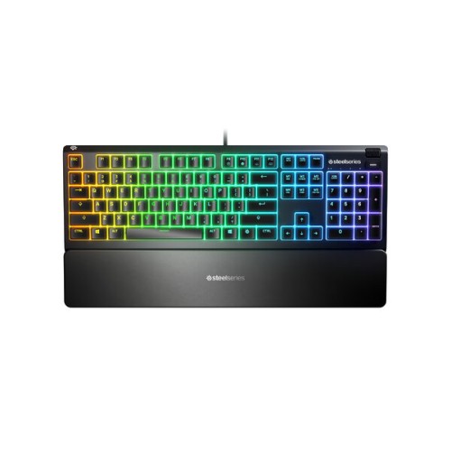 Teclado Gamer SteelSeries Apex 3 RGB Alámbrico USB - Modelo 64795