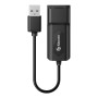 Adaptador Steren 506-430 - USB a Fast Ethernet - Windows, MAC y Linux - Negro - 506-430