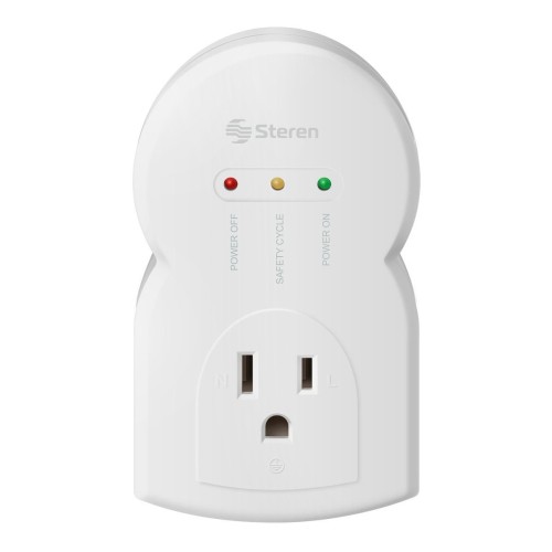 Protector de Voltaje Steren 3600W 115V 15A Modelo 920-010 para Electrodomésticos