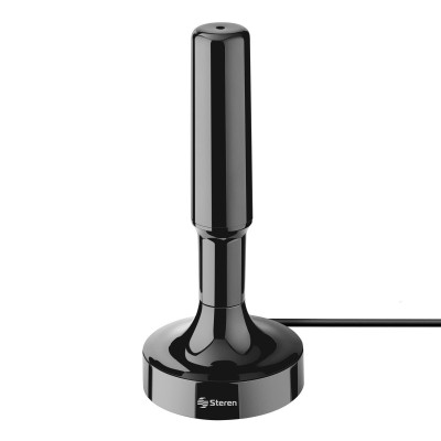 Antena Steren ANT-9018 - UHF - Booster 20dB - Cable 5 m - Negro - ANT-9018