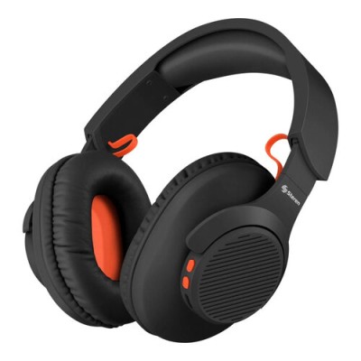 Audífonos Steren AUD-7630NE - Inalámbrico - Bluetooth - Negro - AUD-7630NE
