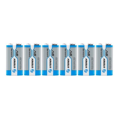 Pilas Steren BAT-9V/6 - 9V - 6 Piezas - BAT-9V/6