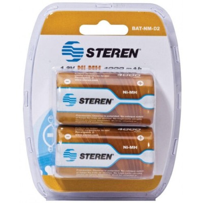Pilas Steren BAT-NM-D2 - D - Recargable - 2 Piezas - BAT-NM-D2