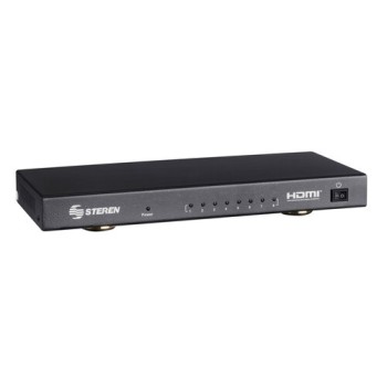 Switch de Vídeo Steren BOS-408 - 8x HDMI - Negro - BOS-408
