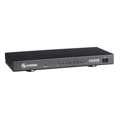 Switch de Vídeo Steren BOS-408 - 8x HDMI - Negro - BOS-408