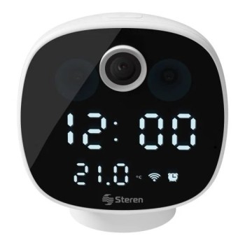 Cámara Steren CCTV-214 - 2MP - Full HD - Wi-Fi - Reloj Digital - CCTV-214