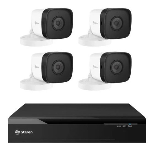 Kit de Vigilancia Steren CCTV-944/HDD - DVR 6 Canales con 4 Cámaras Full HD y 1TB