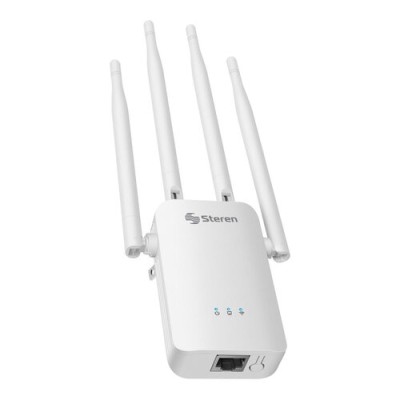 Router Steren COM-8100 - 2.4GHz - 300 Mbps - 1x RJ-45 - 4 Antenas - COM-8100