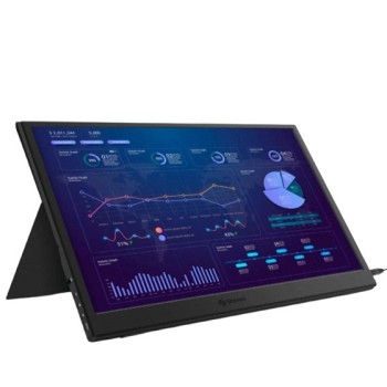 Monitor Portatil Steren DIS-116 - 16" - Full HD - Mini HDMI - USB-C - Altavoces integrados - DIS-116