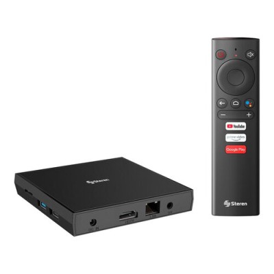TV Box Steren INTV-1000 - 4K UHD - Chrome Cast - INTV-1000