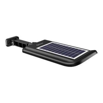 Lampara LED Steren LAM-081 - Sensor de Movimiento - Panel Solar - Batería Recargable - Negro - LAM-081