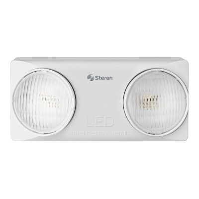 Lámpara de Emergencia Steren LAM-504 - 28 LED - Luces Direccionales - 2x 4W - LAM-504